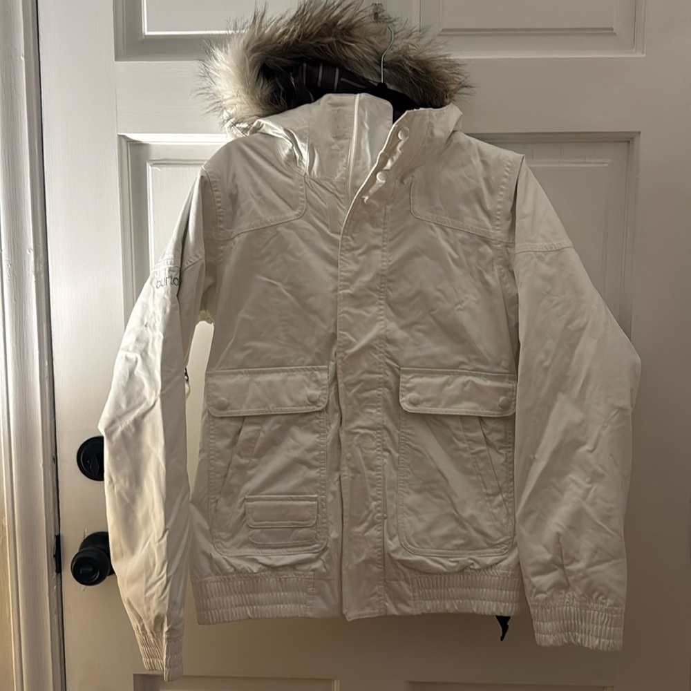 BURTON DRYRIDE FAUX FUR HOODED JACKET
